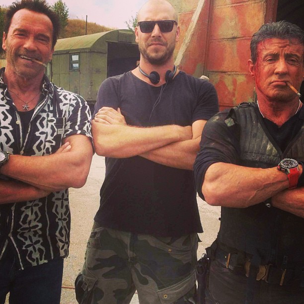 expendables 3 rodaje arnold, patrick, stallone